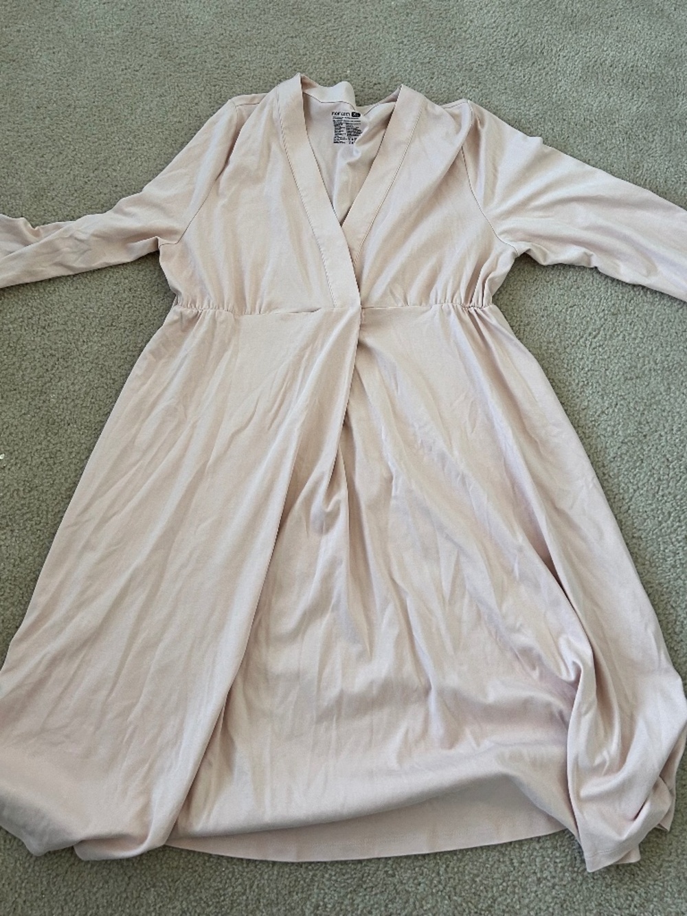 Momcozy Women’s Maternity/Nursing Long Sleeve Postpartum Nightgown Sz XL